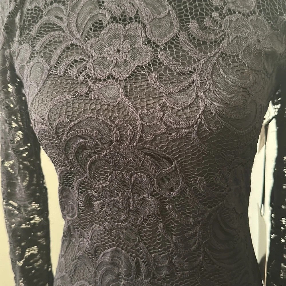 Lola Grace Little Black Lace Dress - Picture 2 of 4